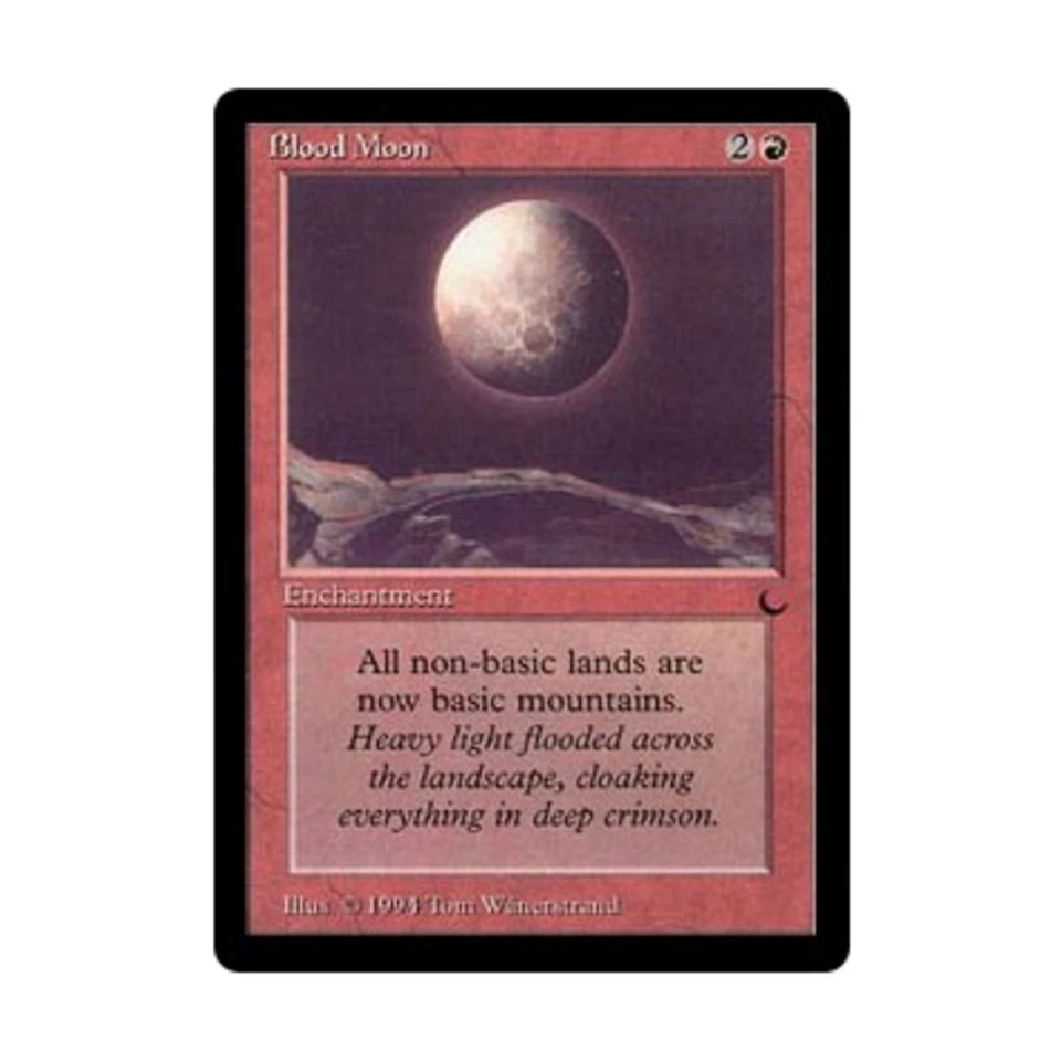 WOTC MtG The Dark Blood Moon (R) EX - Image 1 of 1