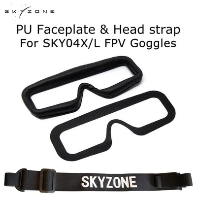 Skyzone SKY04X/L FPV Goggles Head Strap Faceplate Mask Magic Stick Loop Tape - Image 1 of 4