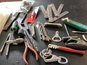 Miscellaneous Lot of Tools and Items from the Bottom of a Tool Box - Picture 1 of 14