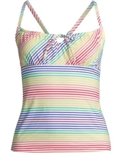 LANDS' END Plus Size 20W Underwire Adjustable Straps Tankini Swim Top NWT $78 - Picture 1 of 4