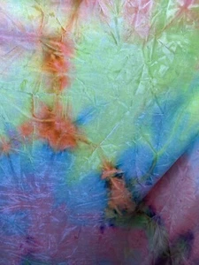 New Tie Dye Crushed Velvet 4-way Stretch 58/60” Sold By The YD. - Picture 1 of 12
