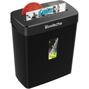 Aktenvernichter 8 Blatt P-4 Sicherheitsstufe Kreuzschnitt Kreditkarten CD - Bild 1 von 2