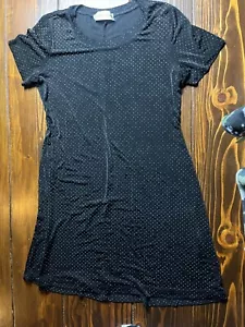 Ronni Nicole Dress, Womens Size XL? Black White Polka Dots Vintage Above Knee - Picture 1 of 7