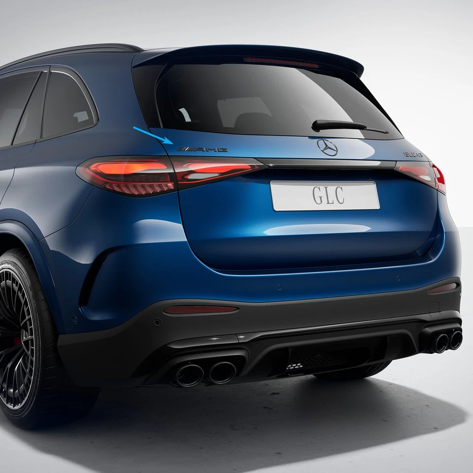 AMG Schriftzug Night Paket schwarz chrom GLC X254 Original Mercedes-AMG - Bild 1 von 1