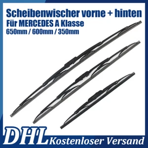 Scheibenwischer Set für Mercedes Benz A-Klasse W168 - 1997-2004 vorne + hinten - Bild 1 von 7