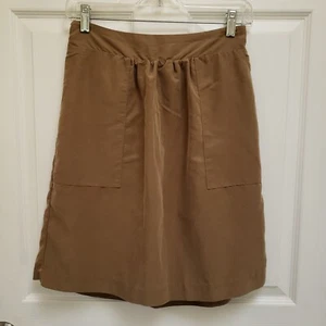 A New Day Olive Brown Modal Blend Elastic Waist Skirt Womens Size XS - Bild 1 von 7