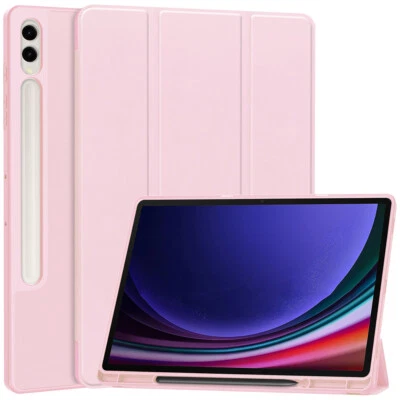 PU Smart Case Stand Cover For Samsung Galaxy Tab S9 S8 Plus S7 FE A9 A8 A7 Lite - Image 1 of 4