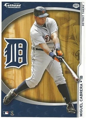 MIGUEL CABRERA FATHEAD TRADEABLES REMOVABLE STICKER DETROIT TIGERS 2009 #122 HTF - Image 1 of 4
