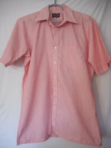 Vintage Red White Short Sleeve Shirt Mr Witt USA - Picture 1 of 5