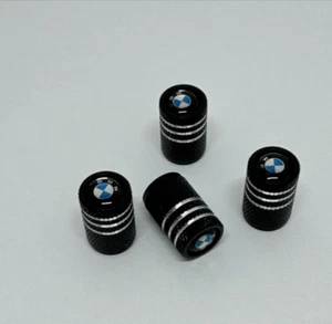 4 pcs  BWM Logo -Tire Valve Stem Cap for Air Dust Protection - New - Picture 1 of 1