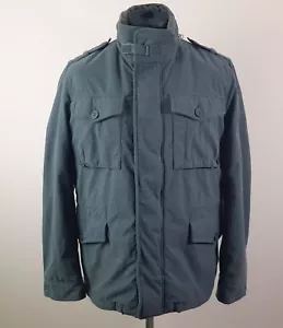 Gant G-49 Flannel Jacket Men's Size M Field Hooded Lined Grey Jacket - Picture 1 of 20