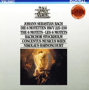 BACH 6 Motets B.225-230 HARNONCOURT Bachchor Stockholm CONCENTUS MUSICUS Teldec - Picture 1 of 3