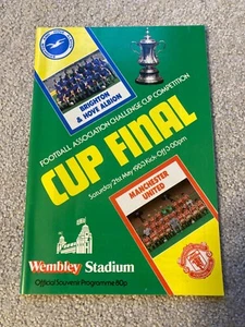 Brighton & Hove Albion v Manchester Utd (1983 FA Cup Final) - Picture 1 of 3