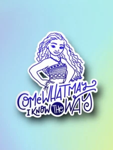 Disney Moana Vinyl Sticker Wall Laptop Water Bottle Journal Waterproof - Picture 1 of 3