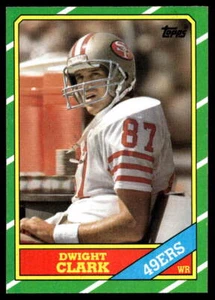 1986 Topps #160 Dwight Clark San Francisco 49ers NR-MINT - Picture 1 of 2