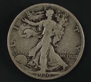 Ungraded G 1920-S WALKING LIBERTY HALF DOLLAR Coin - Bild 1 von 2