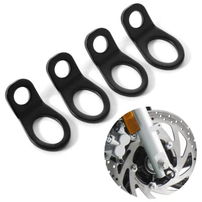 Tie Down Anchors Hooks Dirt Bike Tie Down Strap Rings For Motorcycle 4 PCS Black
