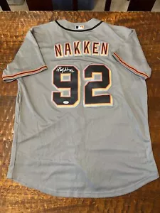 Alyssa Nakken Signed San Francisco Giants Jersey PSA DNA Coa Autographed - Picture 1 of 6