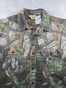 Walls Realtree Hardwood Mens Camo Short Sleeve Button Up Shirt XL Hunting Heavy - Picture 1 of 9