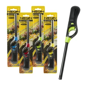 5 Refillable Butane Gas Kitchen Long Lighter For Stove Candle BBQ Grill - Picture 1 of 1