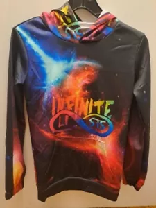 Youth Hoodie Infinite Lists Size Small Colorful new Unisex - Picture 1 of 7