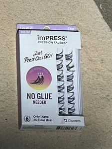 Kiss Impress Press On Falsies Edgy Wispy 12 Cluster Neu im Karton 91316 - Bild 1 von 18