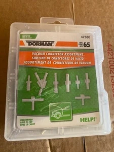 Dorman Vacuum Connector Assortment 65 Pieces 47380  (NEW) - Foto 1 di 1