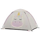 Sparkle the Unicorn 2-Person Kid's Camping Tent - Off-White/Pink