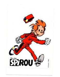 Autocollant Spirou par TOME et JANRY. Dupuis 1998. 10 x 15 cm. (réf.CLA88) - Imagen 1 de 1