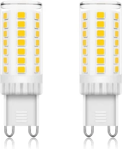 Dimmable G9 LED Bulb for Whirlpool Microwave, Warm White 3000K, 2 Pack - Picture 1 of 7