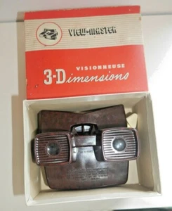 Made in France Viewmaster Model E Bakelite Viewer 1957 Boxed Rare French G888 - Picture 1 of 11