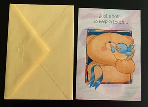 Andrew Braunschwert Grußkarte Keep in Touch Punze Neu mit Umschlag  - Bild 1 von 3