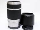 Sony E 55-210mm F4.5-6.3 OSS AF Telephoto Zoom Lens Silver Excellent Japan F/S