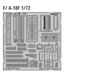 73643 Eduard Accessories: F/A-18F for Academy in 1:72 - Imagen 1 de 1