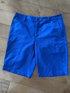 ADIDAS Men's Royal Blue ClimaLite Athletic Golf Shorts - Size 32 - Picture 1 of 8