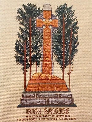 Irish Brigade New York Infantry at Gettysburg Civil War CROSS STITCH PATTERN - Image 1 of 4