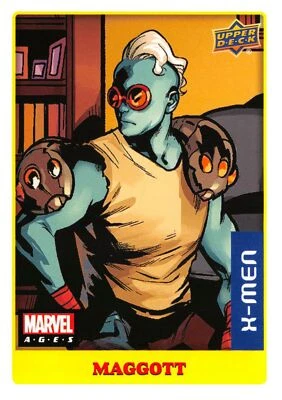 Marvel Ages 2021 (UD) LOW SERIES STICKER PARALLEL BASE Card #75 / MAGGOTT - Image 1 of 2