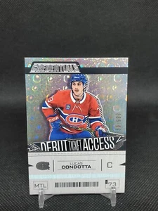 2023-24 Credentials Lucas Condotta 133 Debut Ticket Access /999  - Picture 1 of 2