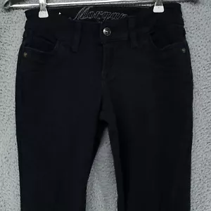 Delias Morgan Skinny Jeans Dark Black Wash Womens Size 00R - Picture 1 of 20