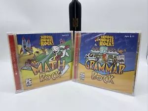 School House Rock! Math Rock/Grammar Software PC New Sealed 2005 Scholastic - Picture 1 of 6