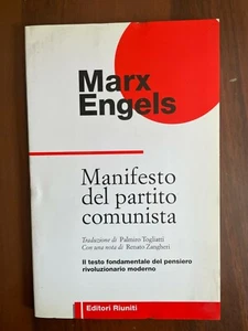 Manifesto del partito comunista Marx Engels Riuniti 1996 - Picture 1 of 2
