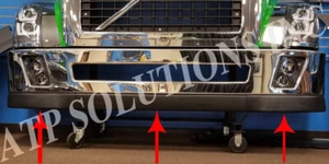 Volvo VNL Bumper Spoiler Skirt Air Dam - Picture 1 of 3