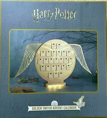  HARRY POTTER GOLDEN SNITCH ADVENT CALENDAR 2022 LIGHT UP XMAS GIFT - Image 1 of 3