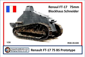 1/35 Renault FT-17 75mm BS Tamiya, Meng, Resicast, Takom, CSM, Roden Commander - Picture 1 of 4