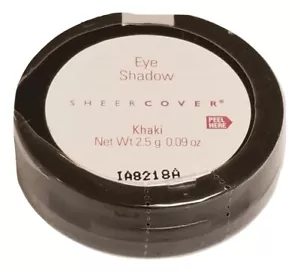 Sheer Cover Eyeshadow Compact Khaki 2.5g 0.09oz New & Sealed Eye Shadow Mirror - Picture 1 of 2