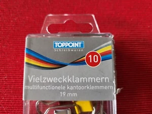 Toppoint 7 Vielzweckklammern Multicolor 19mm - Bild 1 von 2