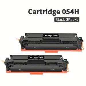 2 Pack For Canon 054H Black Toner Color Image Class MF642Cdw /LBP620 /MF644Cdw - Picture 1 of 1
