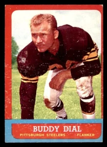 1963 Topps Football #124 Buddy Dial VG/EX *e1 - Picture 1 of 2