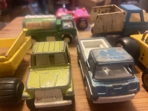 Vintage 1969-70 Tootsie Toy Buddy Cars Pickup Truck  Pressed Steel Trailer Japan - Picture 1 of 13