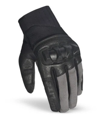 Tourmaster ADV Lite Armored Black / Gray  Riding Gloves Men's Size Large - Image 1 of 4